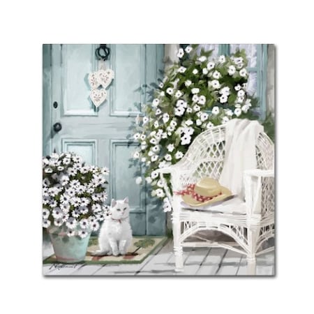 Trademark Fine Art The Macneil Studio 'Wicker Chair New' Canvas Art, 24x24 ALI8907-C2424GG